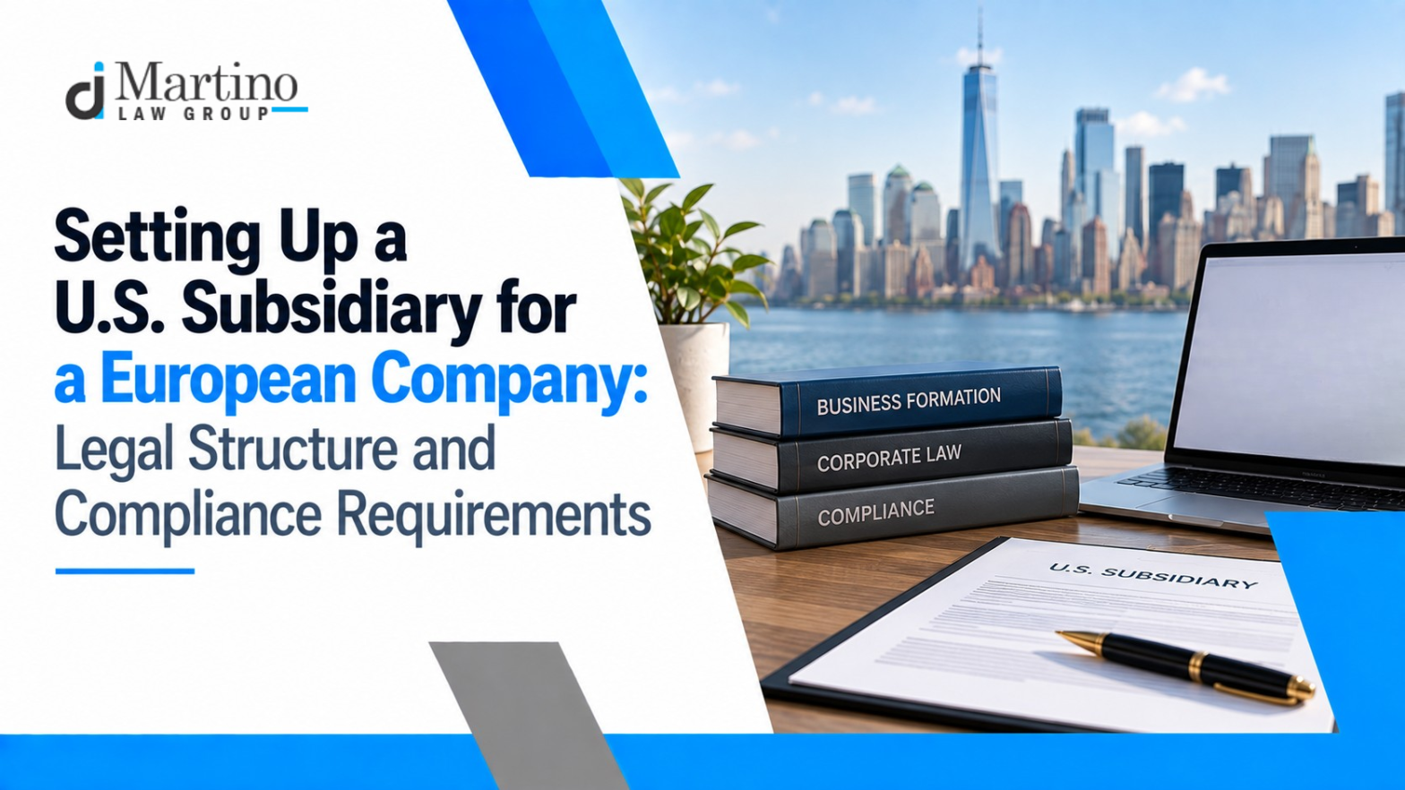 Setting Up a U.S. Subsidiary for a European Company: Legal Structure and Compliance Requirements
